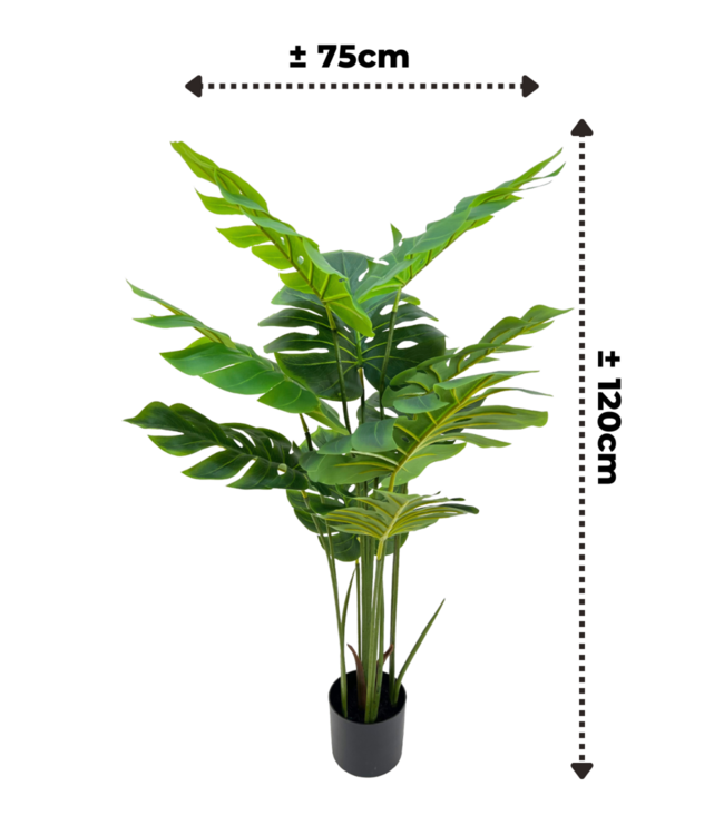 Monstera Kunstplant 120cm