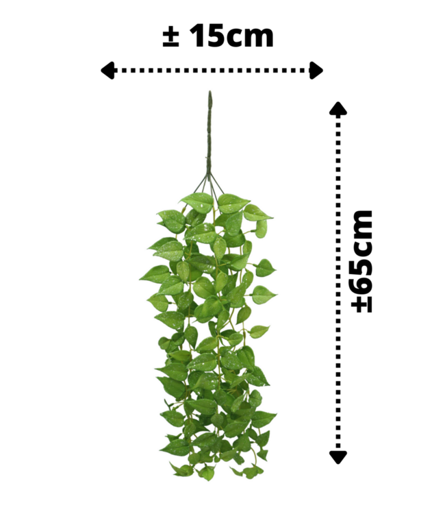 Anthurium Kunst Hangplant 65cm