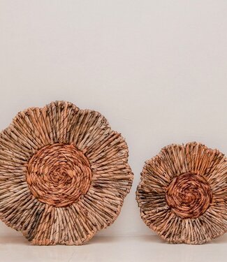 Wanddecor of Schaal MELAYA Wandmand van Bananenvezel (2 maten)