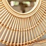 Ronde Rotan Spiegel 58 cm | Handgemaakte Boho Wandspiegel BUMI