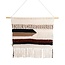 Grote macrame muurhangen - geweven boho wanddecor - moderne katoenen muur hangend natuurlijk materiaal - handgeweven wanddecor 120x95 cm udara