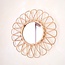 Kleine rotan spiegel 38 cm handgemaakte Boho wandspiegel DAAU wanddecoratie ronde spiegel decoratieve spiegel