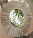 Wandspiegel van Zeegras Rond met 60 cm Diameter RIMBA