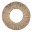 Wandspiegel van Zeegras Rond met 60 cm Diameter RIMBA