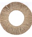Wandspiegel van Zeegras Rond met 60 cm Diameter RIMBA