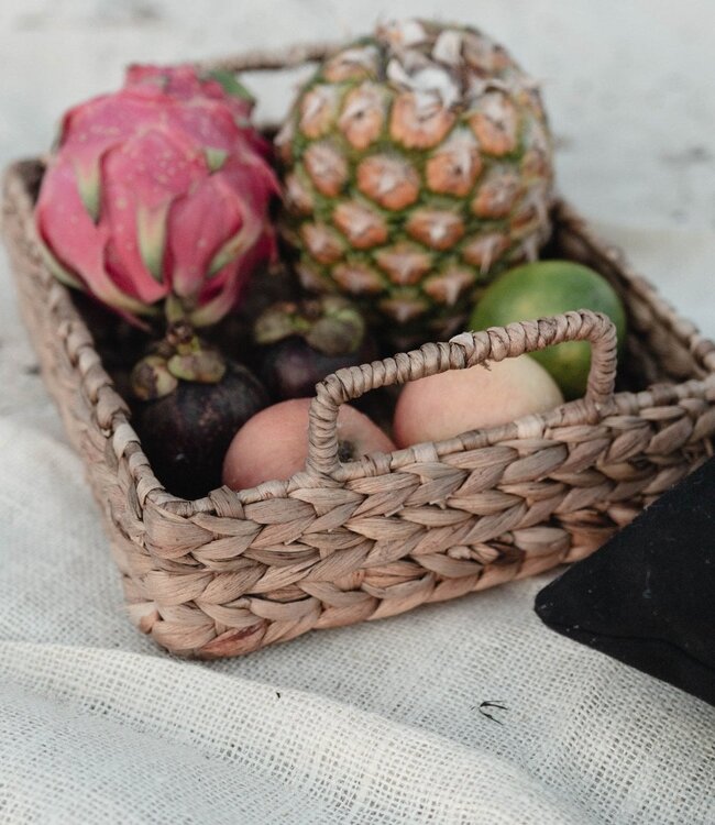 Dienblad BESAKIH van waterhyacint (3 maten)