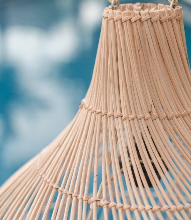 Rotanlamp | Boho lampenkap | Hanglamp KENARI