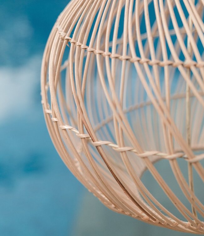 Rotanlamp | Boho lampenkap | Hanglamp KENARI