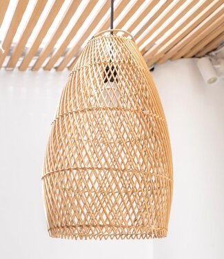 Soeji Rotan plafondlamp Boho lampenkap TABUNG