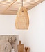 Rotan plafondlamp Boho lampenkap TABUNG