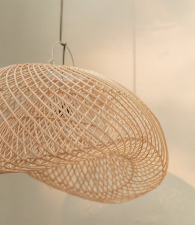 Rotanlamp | Lampenkap PADMA (2 maten)