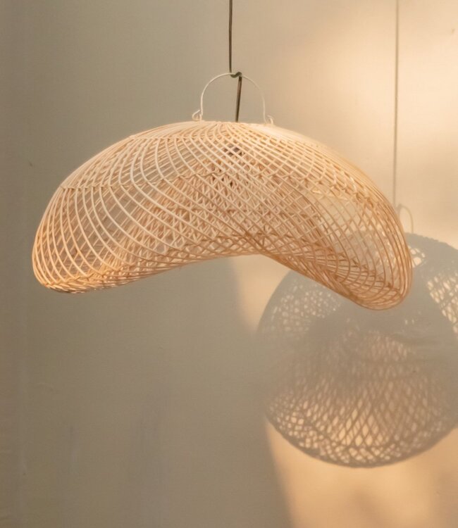 Rotanlamp | Lampenkap PADMA (2 maten)