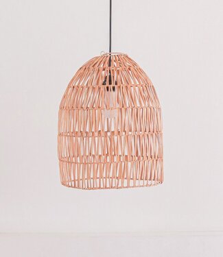 Soeji Rotanlamp | Natuurlijke lampenkap | Hanglamp MALUKA gemaakt van natuurlijke vezels (2 maten)
