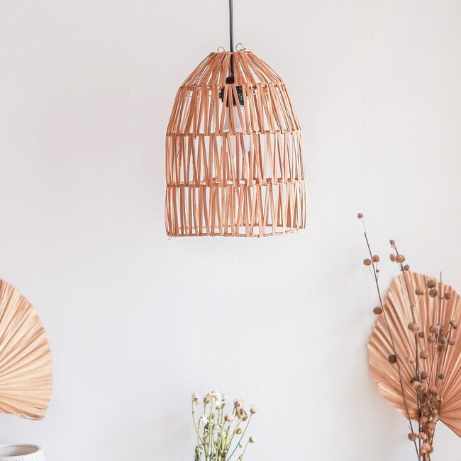 Rotanlamp | Natuurlijke lampenkap | Hanglamp MALUKA gemaakt van natuurlijke vezels (2 maten)