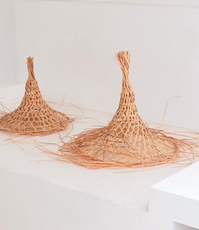 Bamboe Lampenkap met Kwastjes | Natuurlijke lampenkap | Hanglamp GILI