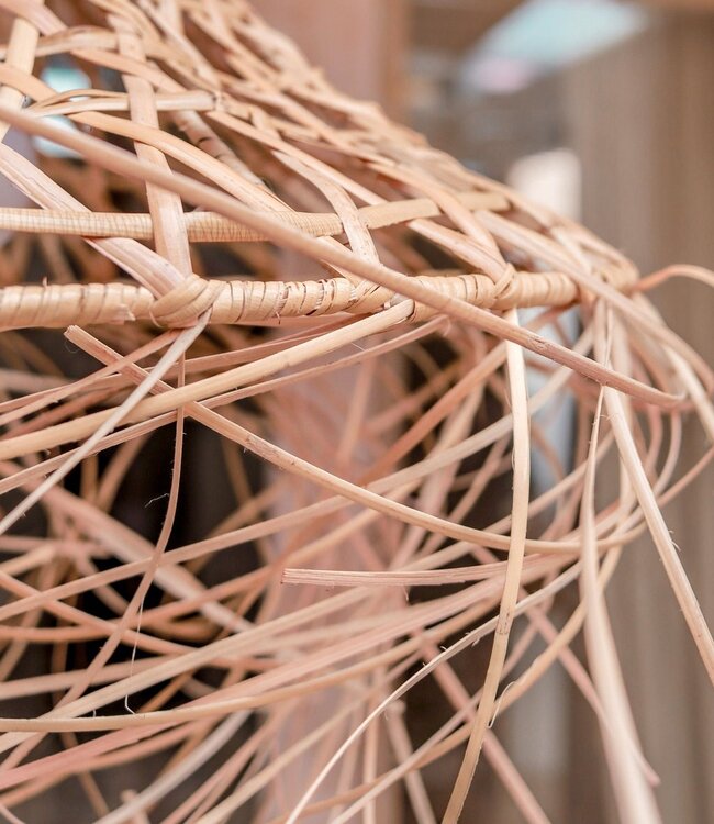 Bamboe Lampenkap met Kwastjes | Natuurlijke lampenkap | Hanglamp GILI