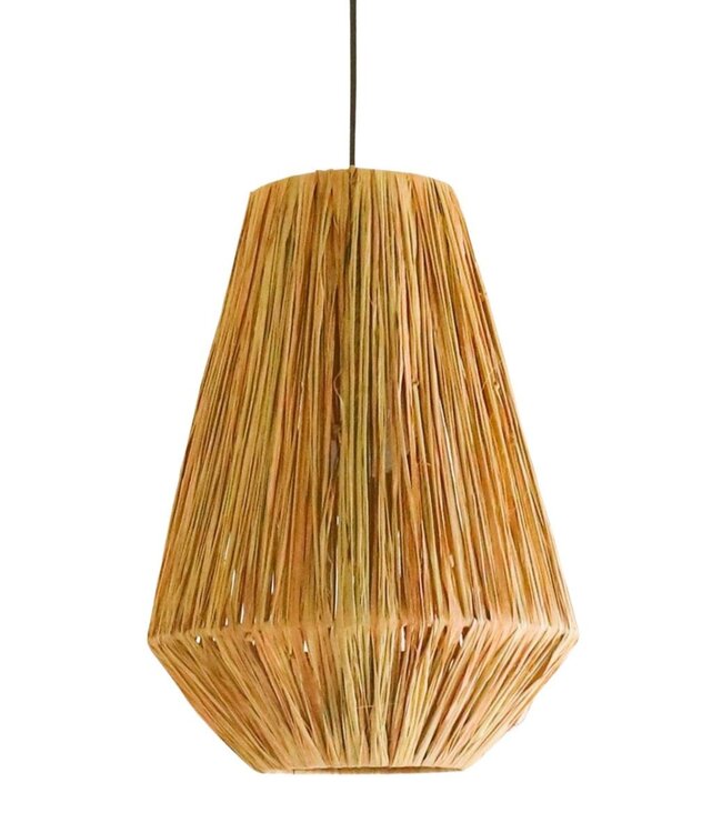 Lampenkap Plafondlamp Pendel rond ENDAH gemaakt van Raffia