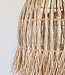 Plafondlamp van zeegras – Boho lampenkap hanglamp – natuurlijke hanglamp – grote trechtervormige zeegras lampenkap LAMPUNG (Ø 40 cm)