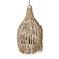 Plafondlamp van zeegras – Boho lampenkap hanglamp – natuurlijke hanglamp – grote trechtervormige zeegras lampenkap LAMPUNG (Ø 40 cm)