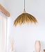 Grote lampenkap van zeegras – natuurlijke hanglamp met franjes – Boho hanglamp – handgemaakte tropische hanglamp MAWANA (Ø 53 cm)