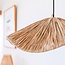 Boho lampenkap – grote raffia plafondlamp – natuurlijke hanglamp – handgemaakte plafondlamp gemaakt van raffia TAMPAH (Ø 53 cm)