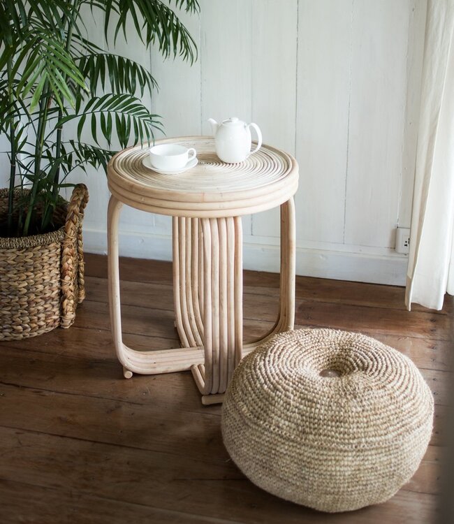 Poef | Zitzak TELU van Raffia (2 maten)