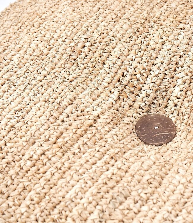 Poef | Zitzak PADAR gemaakt van Raffia