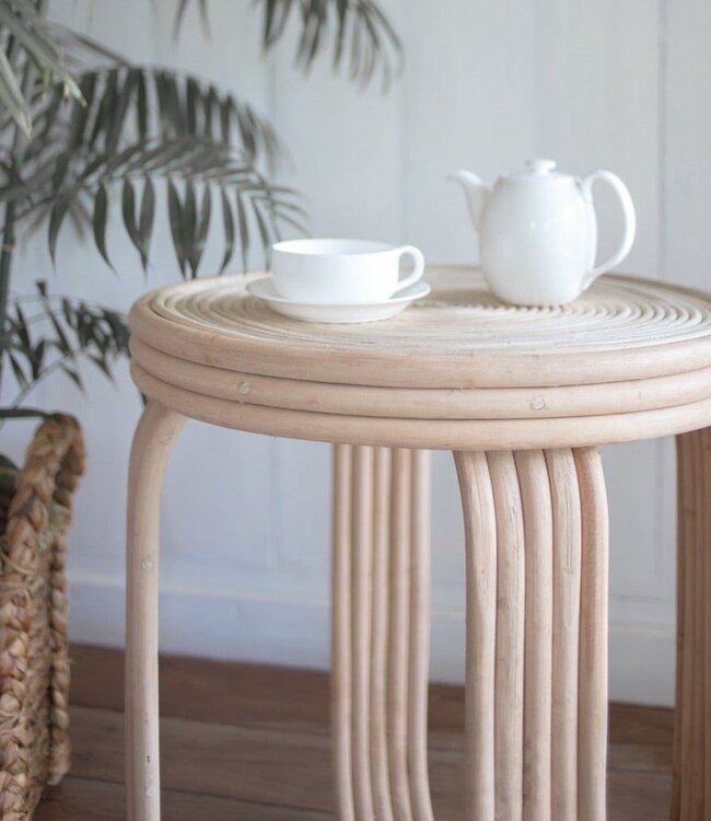Rotan Bijzettafel | Bijzettafel | Banktafel KANTHI