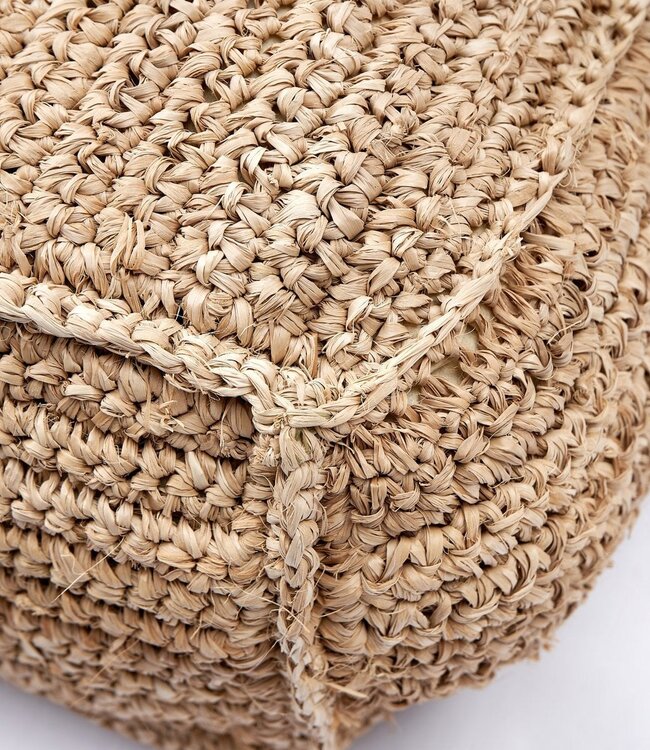 Poef | Zitzak PADAR gemaakt van Raffia