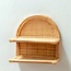 Soeji Rotan Wandplank 30x30 cm | Hangend plankje TIASA beige