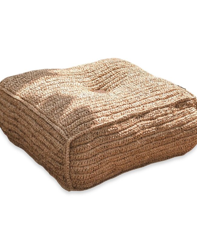 Poef | Zitzak PADAR gemaakt van Raffia