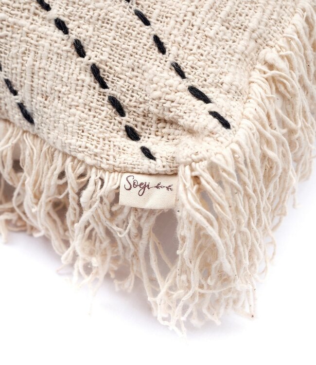 Kussensloop 40x40/50x50 cm | Decoratief Kussen | Bankkussen FLORES Gemaakt van Katoen