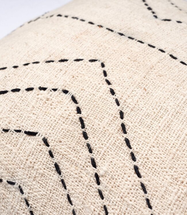 Kussensloop 40x40/50x50 cm | Decoratief Kussen | Bankkussen FLORES Gemaakt van Katoen