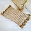 Soeji Sierkussen met vulling | Decoratief Kussen | Sofa Kussen SANUR gemaakt van Raffia
