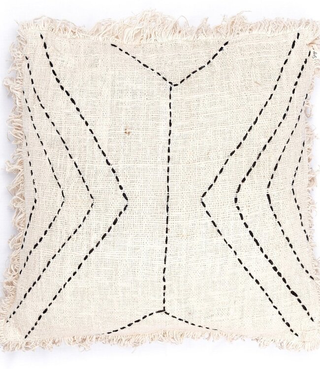 Kussensloop 40x40/50x50 cm | Decoratief Kussen | Bankkussen FLORES Gemaakt van Katoen