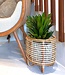 Rotan plantenstandaard plantenbak bloempothouder MALANG beige