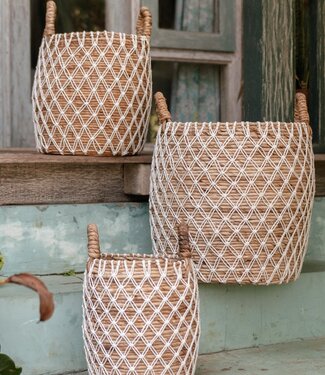 Soeji Wasmand | Plantenmand | Opbergmand KUBU gemaakt van bananenvezel (3 maten)