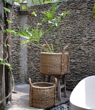 Soeji Plant | Mand Opbergmand | Wasmand CANGGU gemaakt van waterhyacint (3 maten)