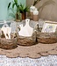 Opbergmand | Decoratieve mand | Plantenmand KUTUS (naturel) van zeegras en bananenvezel (3 maten)