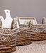 Opbergmand | Decoratieve mand | Plantenmand KUTUS (naturel) van zeegras en bananenvezel (3 maten)