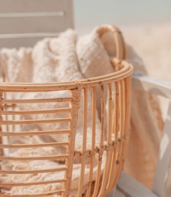 Wasmand | Plantenmand | Opbergmand JEMUH Gemaakt van rotan (2 maten)