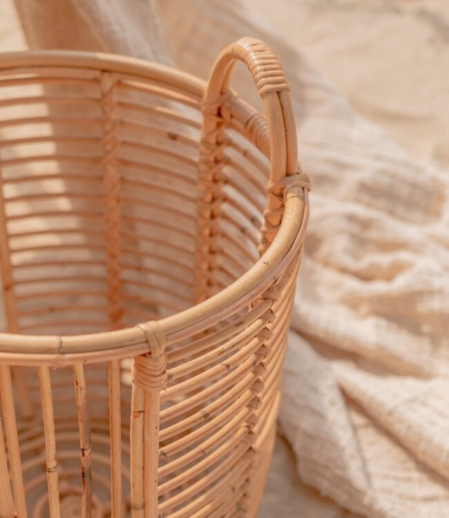 Wasmand | Plantenmand | Opbergmand JEMUH Gemaakt van rotan (2 maten)