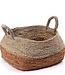 Opbergmand | Wasmand | Plantenmand MAJALENGKA (naturel) gemaakt van bananenvezels en zeegras (3 maten)