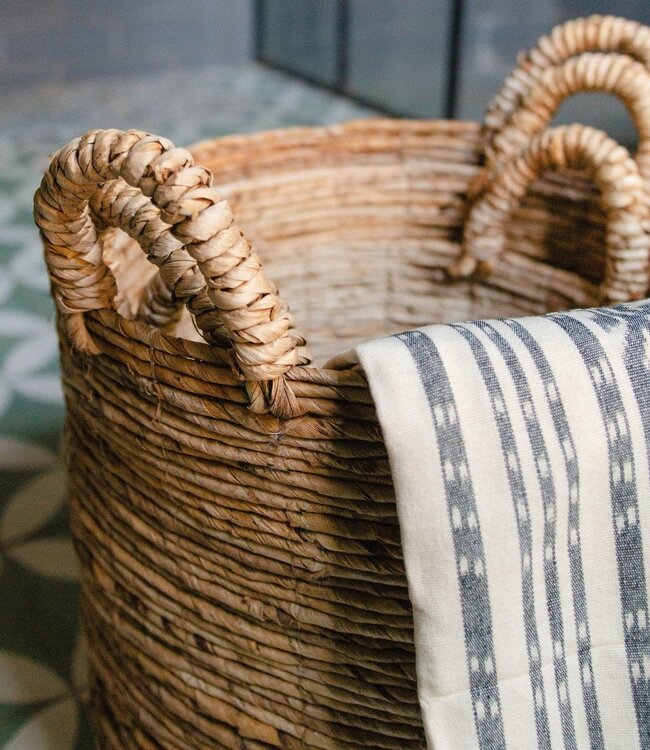 Wasmand SYAILENDRA | Plantenmand | Opbergmand van bananenvezel (3 maten)