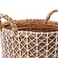 Boho wasmand KERSO | Plantenmand | Opbergmand van bananenvezel (3 maten)
