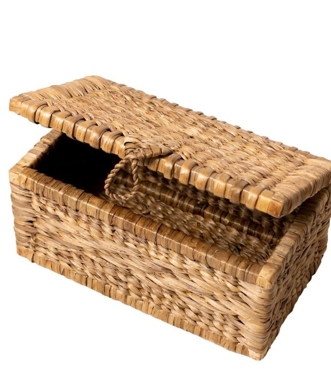 Kofferbakmand | Wasmand met Deksel KELANA van Waterhyacint (2 maten)