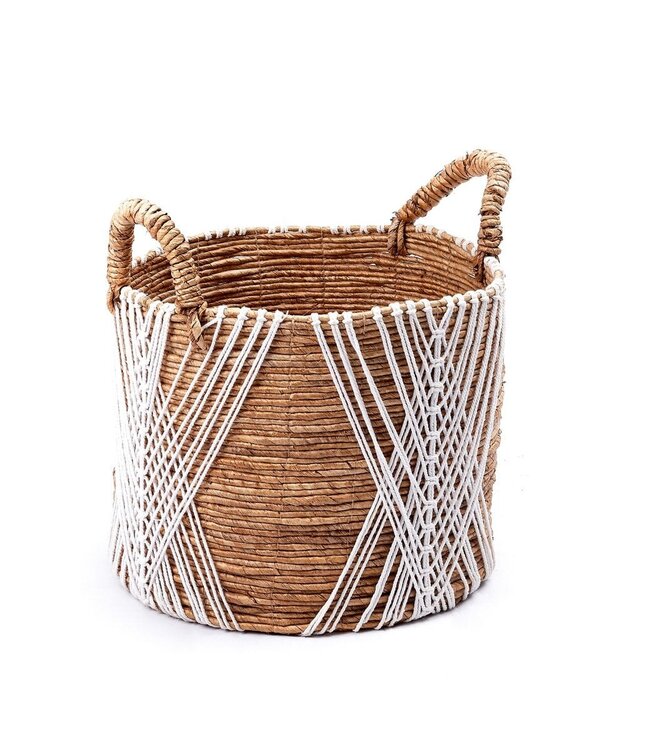 Opbergmand | Plantenmand | Wasmand LAWU gemaakt van bananenvezel (3 maten)
