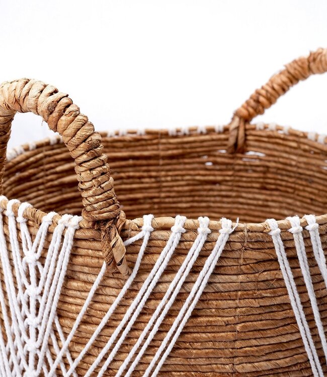 Opbergmand | Plantenmand | Wasmand LAWU gemaakt van bananenvezel (3 maten)