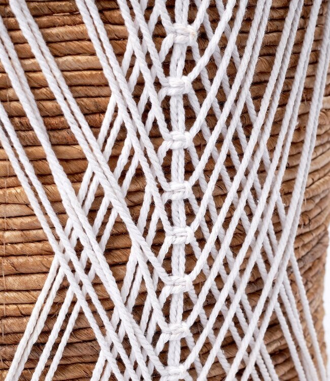 Opbergmand | Plantenmand | Wasmand LAWU gemaakt van bananenvezel (3 maten)