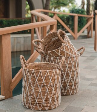 Soeji Wasmand | Plantenmand GARIAU van bananenvezel (3 maten)
